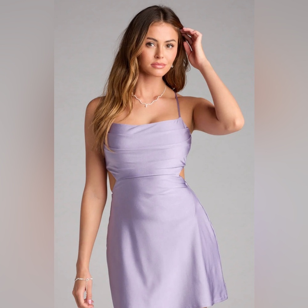 Windsor “Twirl About You” Strap-y A-Line Mini Dress. NTW, Never Worn, Size L
